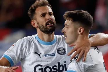 Cristian Stuani marcó el cuarto gol con el que Girona sentenció el partido ante FC Barcelona para que Girona sea líder