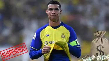 Cristiano gana 200 millones, la multa que deberá pagar por sus gestos obscenos