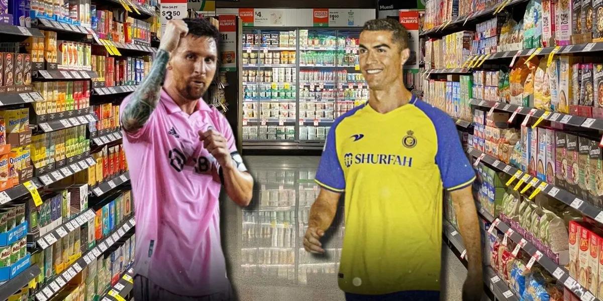 Cristiano Ronaldo casi no sale de su casa en Arabia, mientras Messi causa furor en las calles de Miami