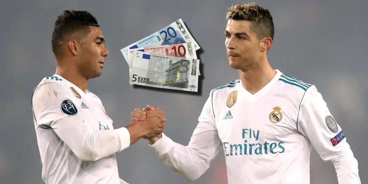 Cristiano Ronaldo compró libros con su primer salario, esto hizo Casemiro con quien se compartió equipo en el Real Madrid