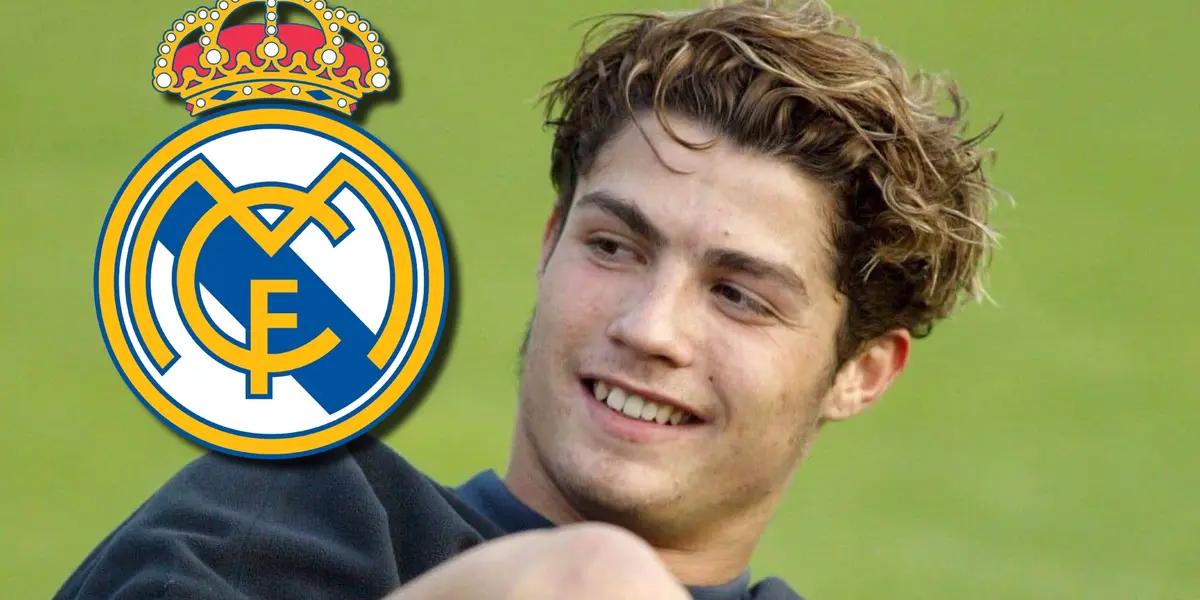 Cristiano Ronaldo en sus inicios con la Selección de Portugal