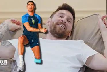 Cristiano Ronaldo no para de entrenar, mientras Lionel Messi ya está pensando en las vacaciones de fin de año
