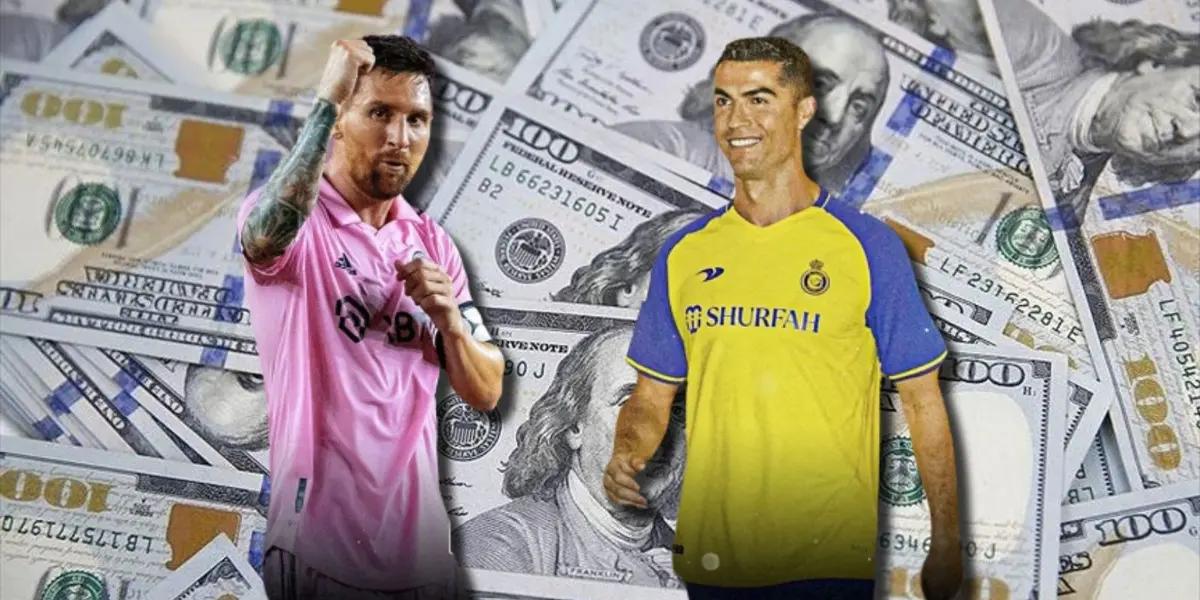 Cristiano Ronaldo gana mucho más que Lionel Messi, que se fue a Inter Miami. Mira la diferencia de salarios