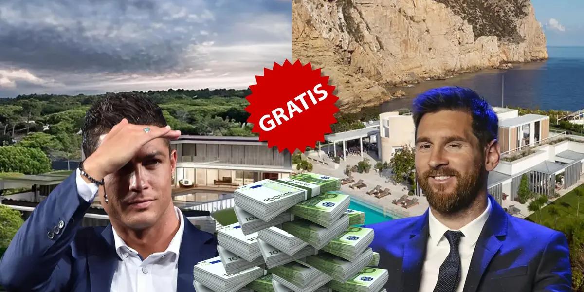 Cristiano Ronaldo gastó una fortuna en su mansión árabe y esto cuesta la que tendrá Lionel Messi en Estados Unidos