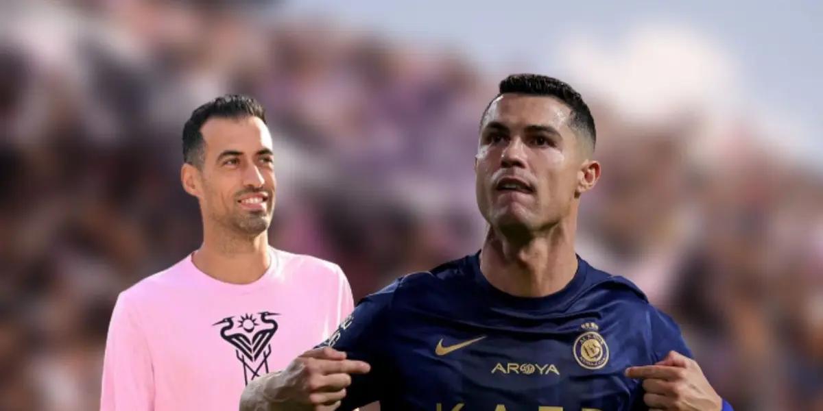 Cristiano Ronaldo habló y dejó su opinión de la MLS, ahora Sergio Busquets salió a responderle al ídolo del Al-Nassr.