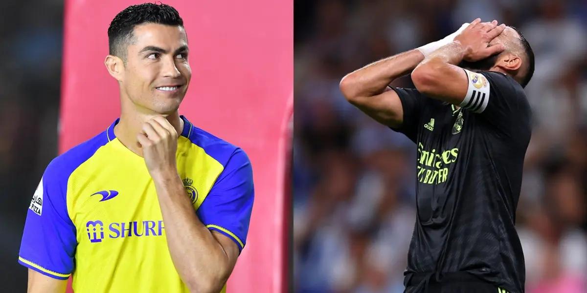 Cristiano Ronaldo hizo todo para llevar a Arabia Saudita a Karim Benzema pero ni bien llegó le hizo esta mala jugada