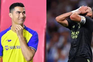 Cristiano Ronaldo hizo todo para llevar a Arabia Saudita a Karim Benzema pero ni bien llegó le hizo esta mala jugada