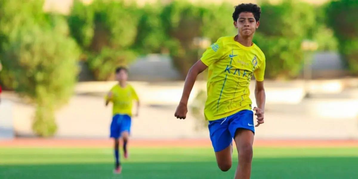 Cristiano Ronaldo Jr. jugó con el Al-Nassr y le fue de maravilla al joven jugador, que se perfila para ser el sucesor de su padre