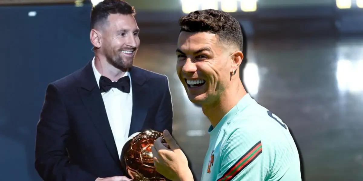 Cristiano Ronaldo lanzó una burla cuando hablaron del 8vo Balón de Oro de Lionel Messi en la prensa deportiva española