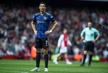 Cristiano Ronaldo marcó el descuento para el partido que terminó perdiendo el Manchester United Football Club ante el Arsenal Football Club.