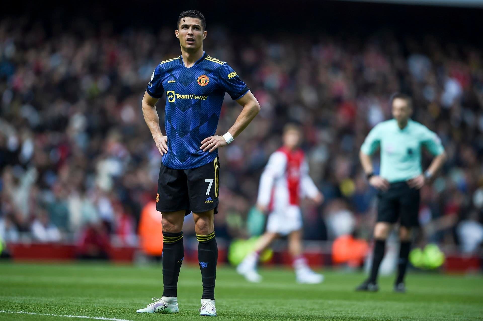 Cristiano Ronaldo marcó el descuento para el partido que terminó perdiendo el Manchester United Football Club ante el Arsenal Football Club.