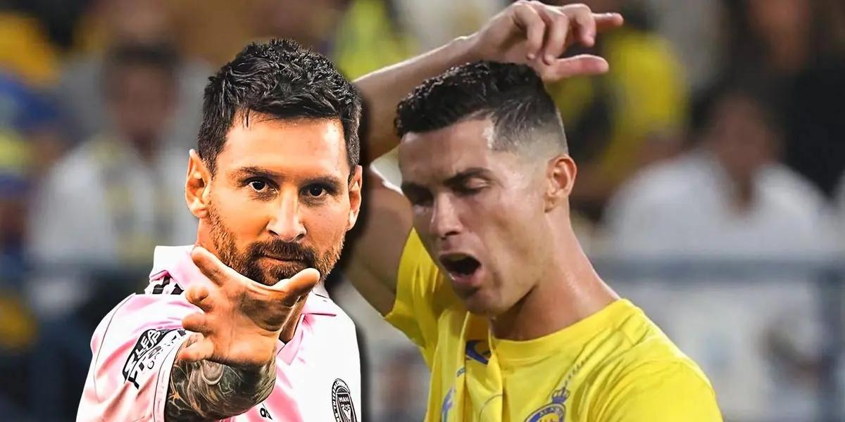 Cristiano Ronaldo muchas veces luce molesto cuando le piden una foto o firma, algo distinto a lo que hace Lionel Messi