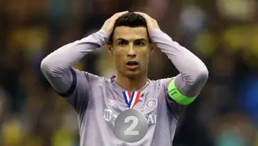 Cristiano Ronaldo no pudo levantar la copa ante Al-Hilal y prefirió no quedarse con la medalla de 2do lugar