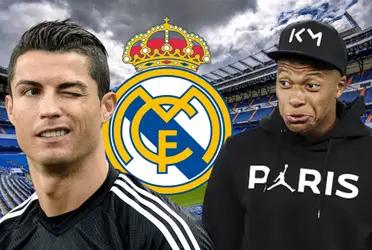 Cristiano Ronaldo podría interceder para que Kylian Mbappé sea jugador de Real Madrid