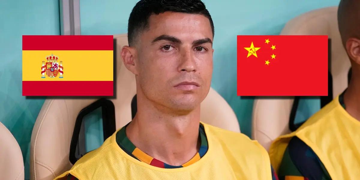 Cristiano Ronaldo se lanzó un desplante a la Madre Patria, luego que estuvo por China jugando amistosos