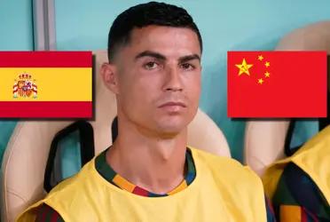 Cristiano Ronaldo se lanzó un desplante a la Madre Patria, luego que estuvo por China jugando amistosos