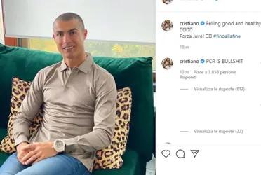 Cristiano Ronaldo se perderá el partido entre Juventus y Barcelona por dar reiteradas veces positivo de COVID y no pudo contener su bronca.