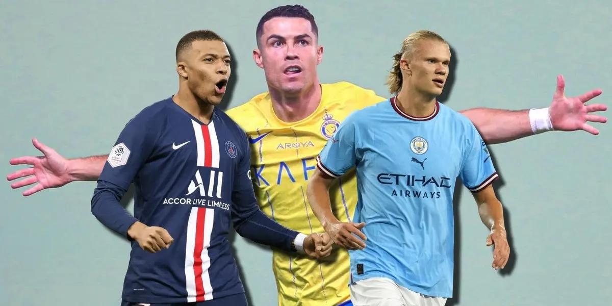 Cristiano Ronaldo sigue anotando goles y ahora va tras la marca de Erling Haaland, luego de superar a Kylian Mbappé