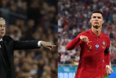 Cristiano Ronaldo sonó nuevamente en Real Madrid pero la decisión del portugués levantó polvo hasta en Carlo Ancelotti