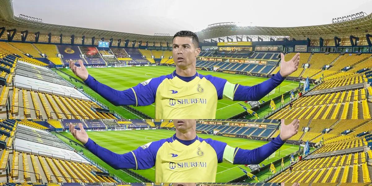 Cristiano Ronaldo no soportó el empate en el debut del torneo en Arabia Saudita y tuvo un gesto repudiable