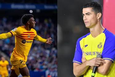 Cristiano Ronaldo sorprendió a todos mientras FC Barcelona celebrará un nuevo título