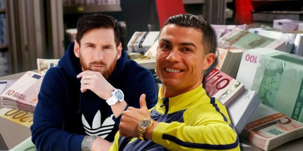 Cristiano Ronaldo tiene un lujo de reloj, en cambio mira lo que cuesta el de Lionel Messi, que ganó el Balón de Oro
