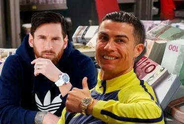 Cristiano Ronaldo tiene un lujo de reloj, en cambio mira lo que cuesta el de Lionel Messi, que ganó el Balón de Oro