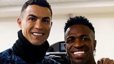 Cristiano Ronaldo - Vinicius Junior / Foto: X