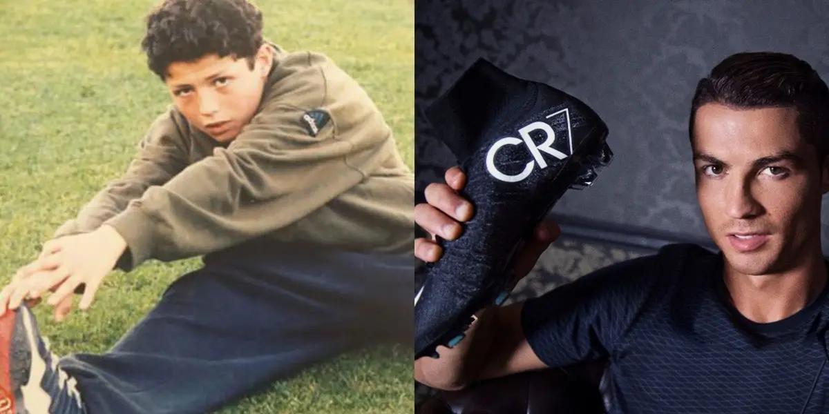 Cristiano Ronaldo viste botines de lujo pero en sus comienzos tuvo que rebuscársela para poder tener su primer par