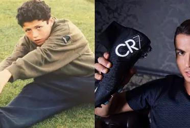 Cristiano Ronaldo viste botines de lujo pero en sus comienzos tuvo que rebuscársela para poder tener su primer par