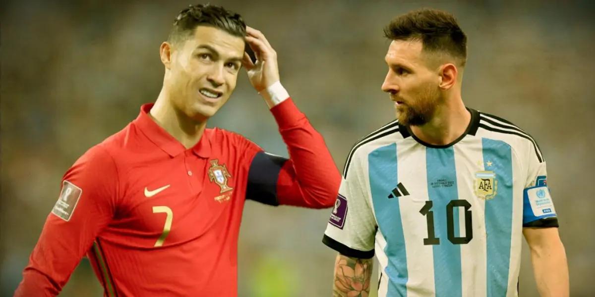 Cristiano Ronaldo vuelve a encender la comparación con Lionel Messi por un gesto muy similar