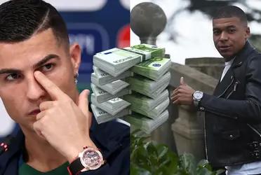 Cristiano Ronaldo y Kuylián Mbappé se dan los gustos en vida y gastan sus fortunas en varios lujos como los relojes