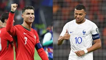 Cristiano Ronaldo y Kylian Mbappé / Foto: Collage