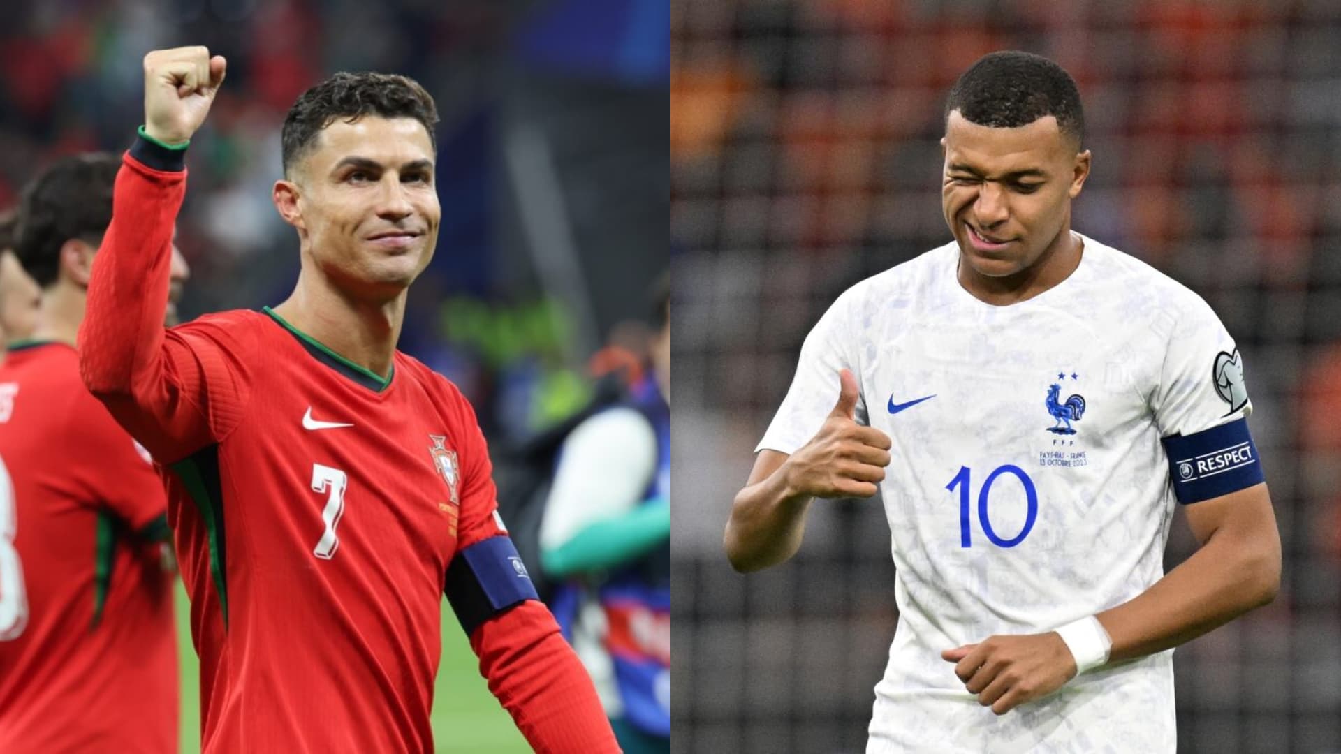 Cristiano Ronaldo y Kylian Mbappé / Foto: Collage