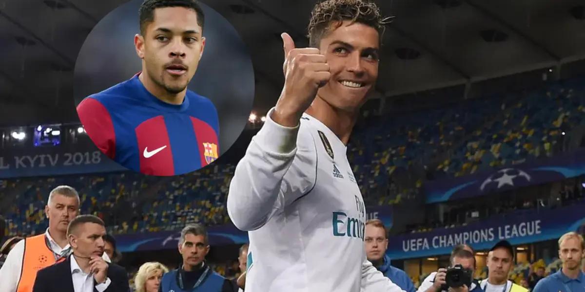 Cristiano Ronaldo Y Vítor Roque / Foto: DAZN