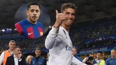Cristiano Ronaldo Y Vítor Roque / Foto: DAZN
