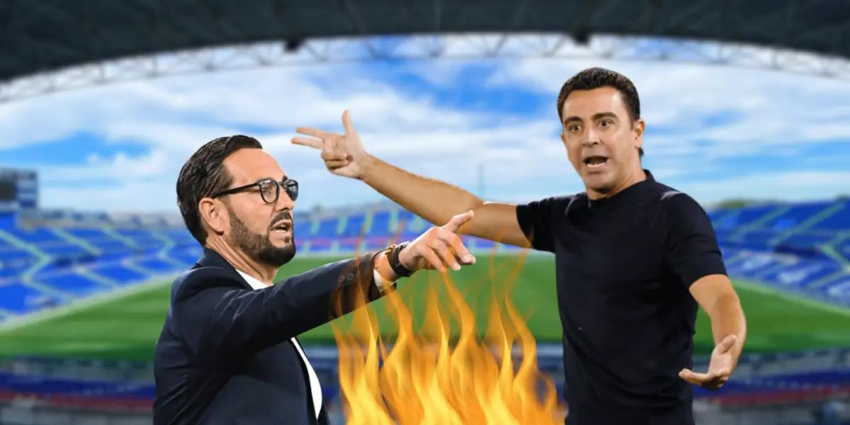 Criticó las declaraciones post partido del entrenador del Barcelona