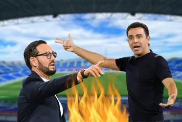 Criticó las declaraciones post partido del entrenador del Barcelona