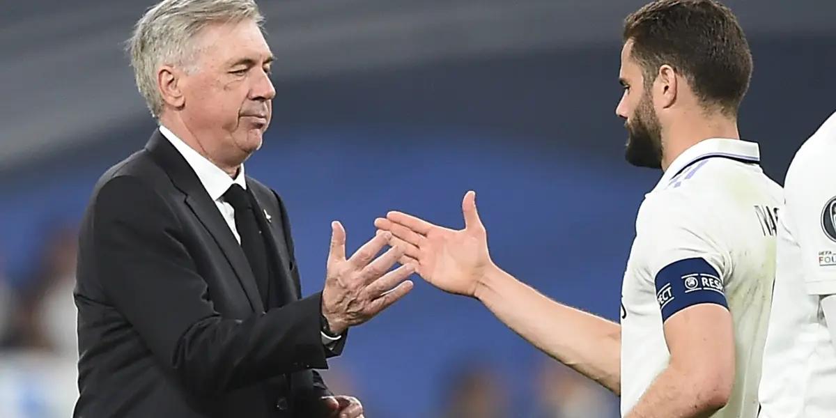 Culpan a Nacho del empate del Atleti y Ancelotti lo justificó con esta excusa