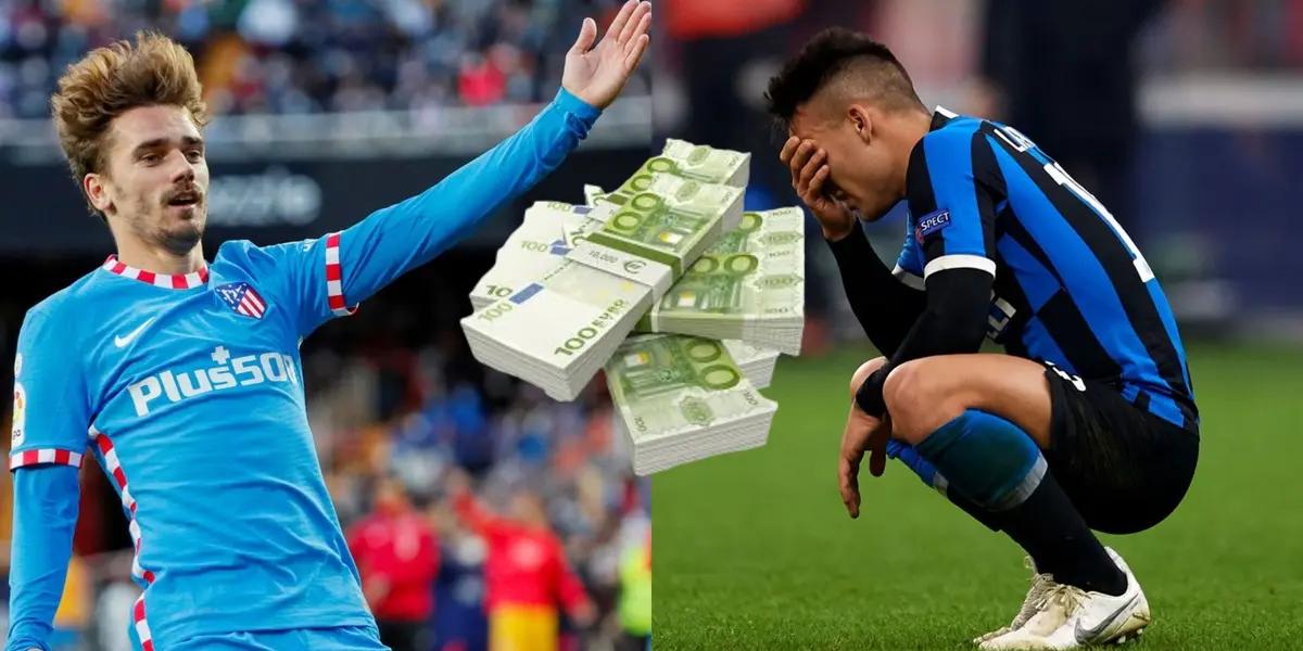 Dadas las altas pretensiones del Lautaro Martínez Griezmann parece ya haber elegido su nueve para Atlético de Madrid