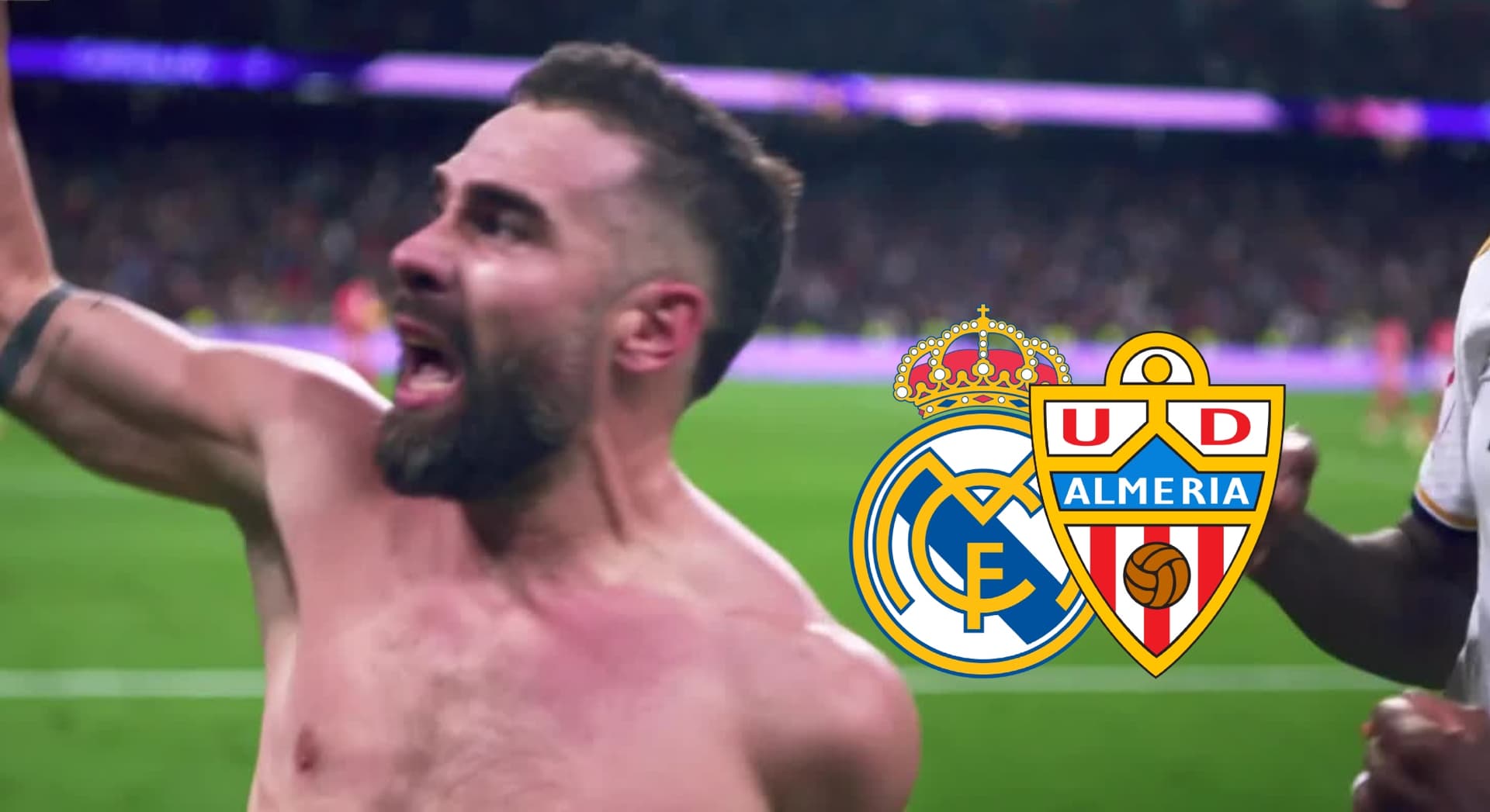 Dani Carvajal celebrando el gol
