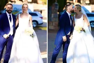 Dani Carvajal se casó con su novia Daphne Cañizares en una casamiento que tuvo muchísimos invitados del mundo del fútbol y la farándula.