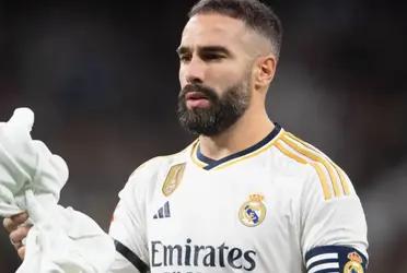 Dani Carvajal no tiene seguro su puesto como lateral por derecha del Real Madrid, que quiere otro elemento