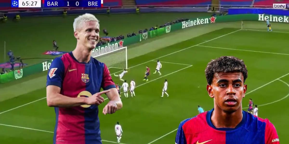 Dani Olmo - Lamine Yamal (Foto: Captura X)