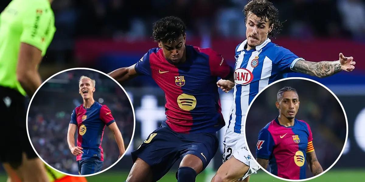 Dani Olmo - Raphinha - Lamine Yamal (Foto: FC Barcelona)