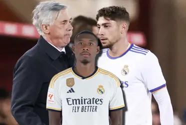 David Alaba falló en el cotejo ante Unión Berlín, pero Fede Valverde salió al segundo tiempo en el Real Madrid