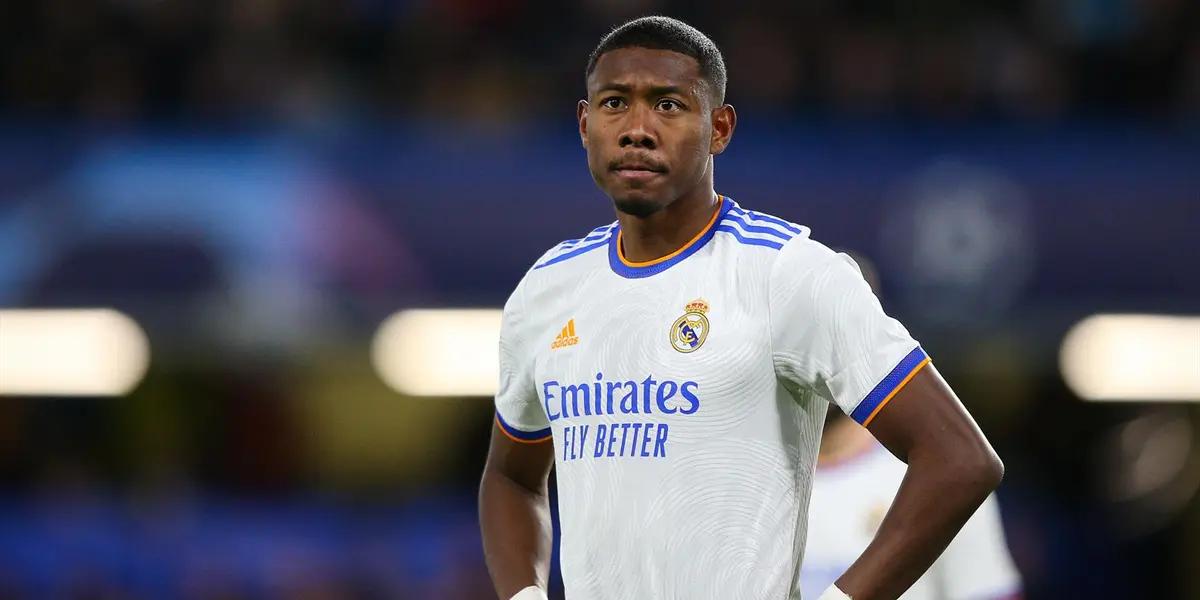 David Alaba, se entrenó con normalidad por lo que el central podría volver a tener minutos en el duelo de este viernes ante el Betis.