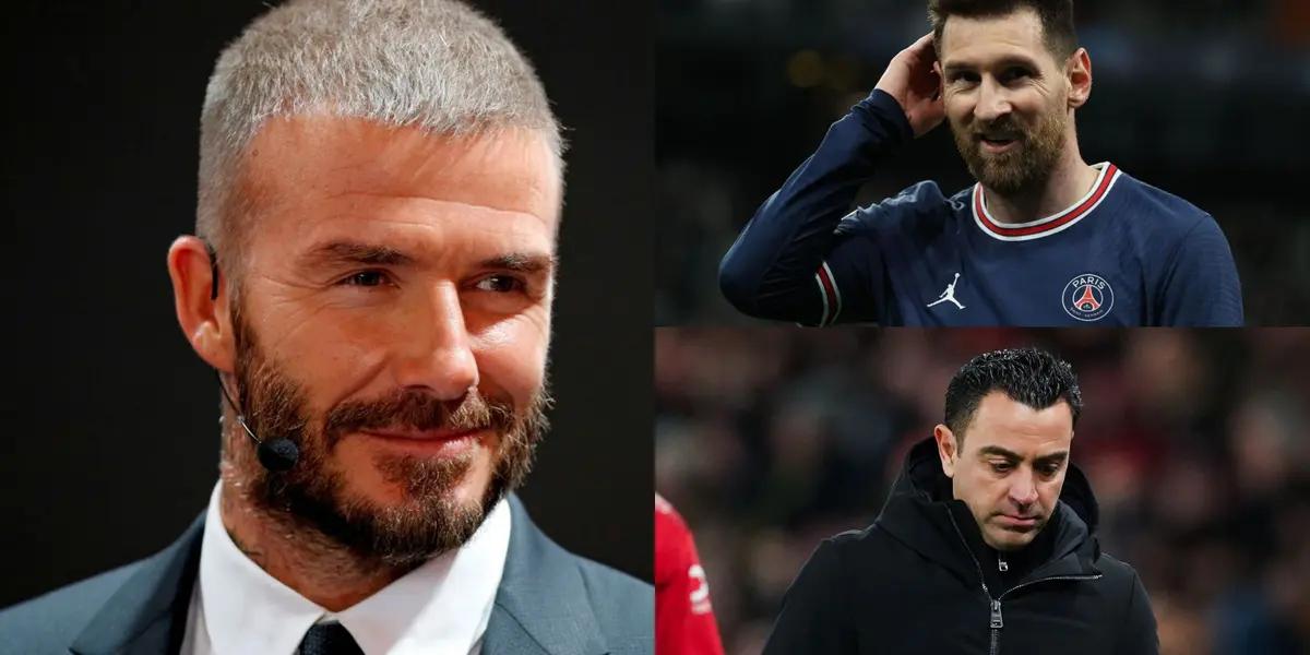 David Beckham planea seducir a Lionel Messi con una fuerte propuesta.