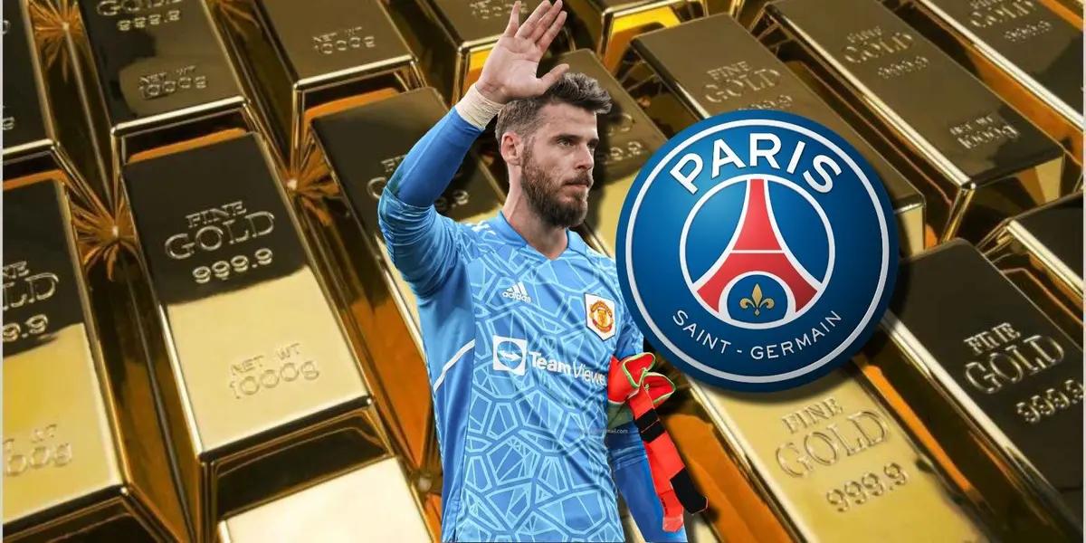 David De Gea estuvo en órbita del PSG, y en las últimas horas un club millonario lo busca para su arco