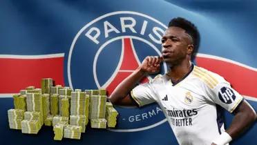 De ganar 20 millones en el Madrid, el mega sueldo para Vinicius si llega al PSG